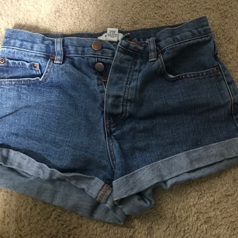Button up shorts